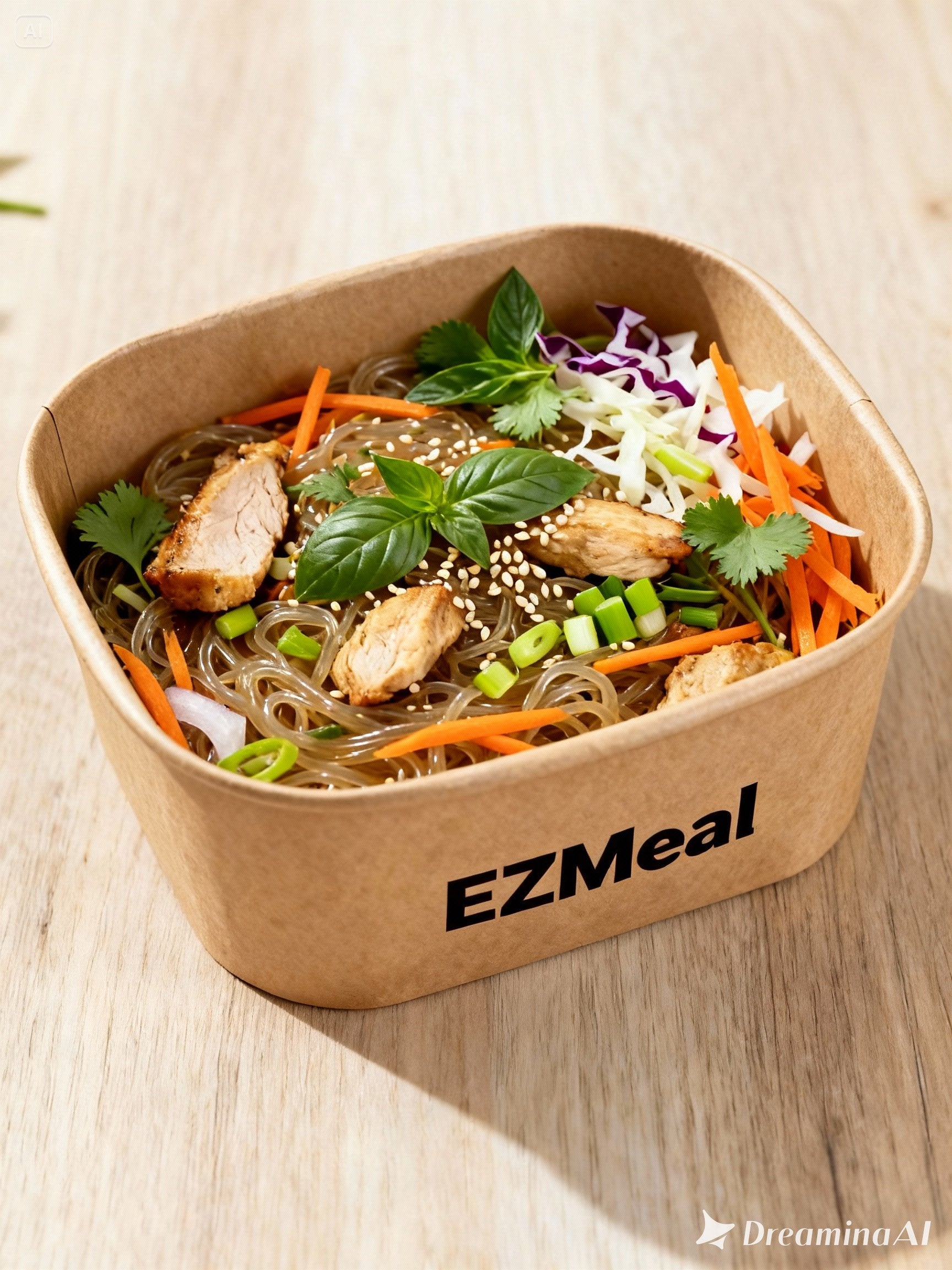 Glass Noodles with Shredded Chicken