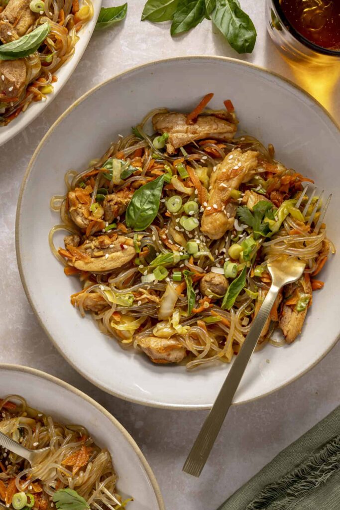 Glass Noodles with Shredded Chicken