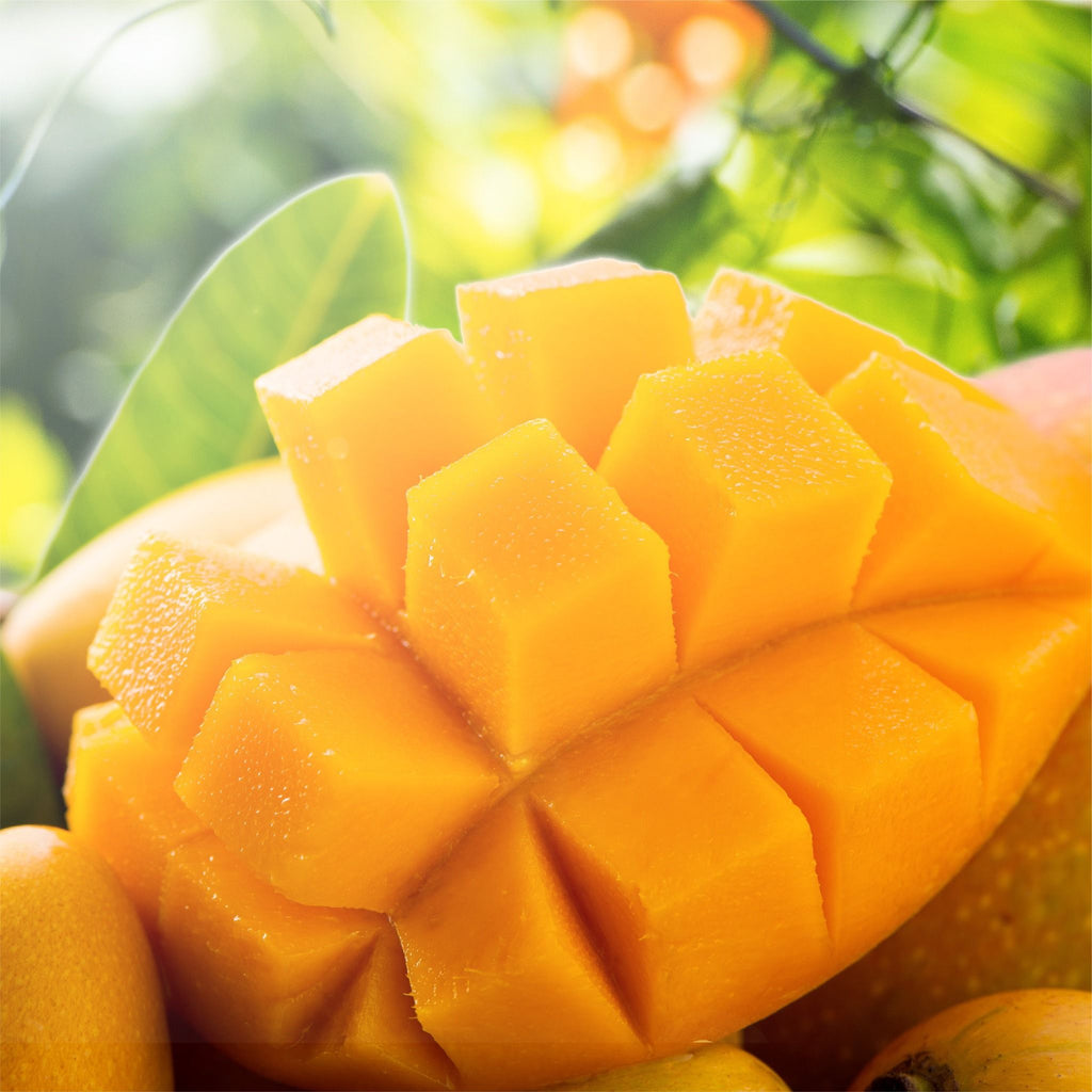 Seared Beef Shank + Baked Sweet Potato + Pumpkin Soup + Small Mango